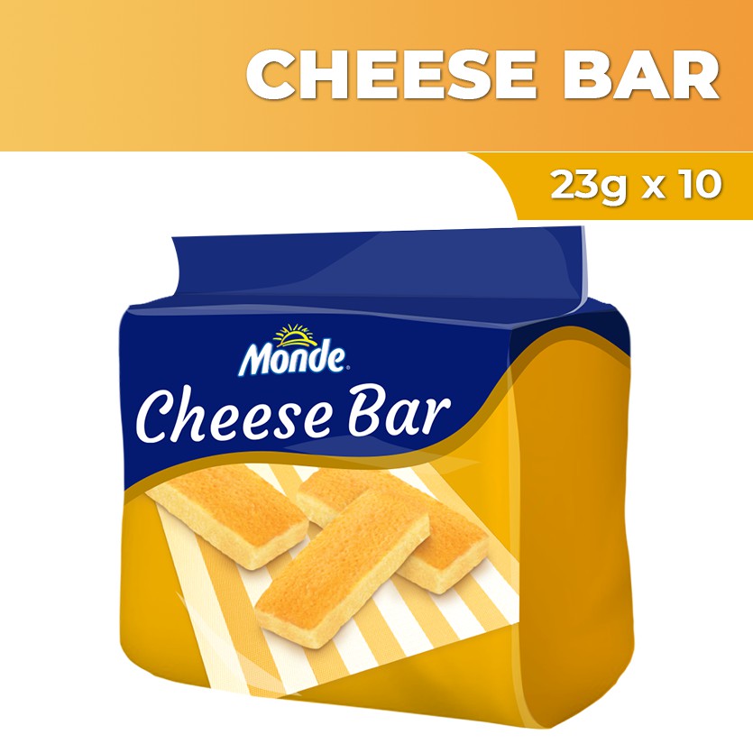 Monde Cheese Bar 23g x 10 Shopee Philippines
