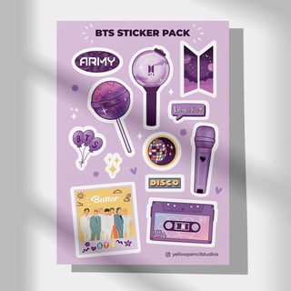 assorted bts sticker sheets for planners deco and journals shopee philippines