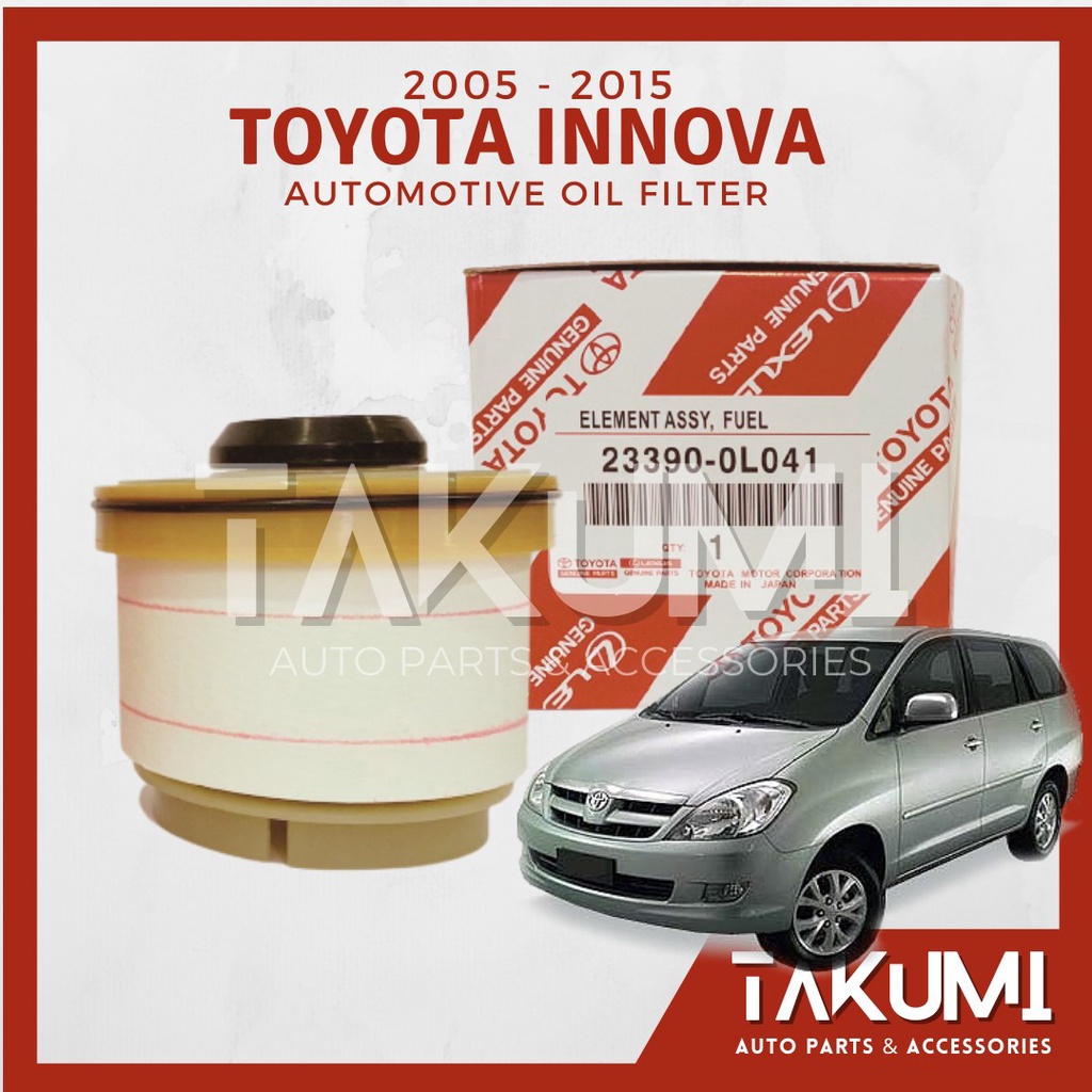 Toyota Innova Fuel Filter (20052015) Shopee Philippines