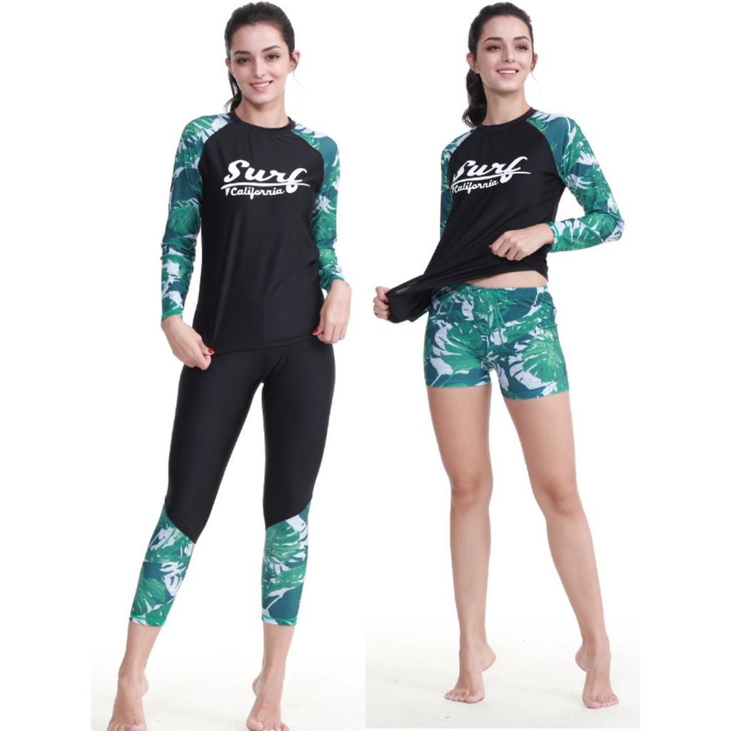 rashguard swimsuit womens