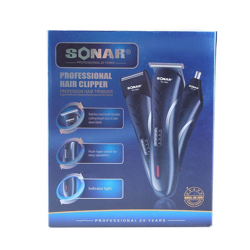 sonar professional hair clippers sn 5802