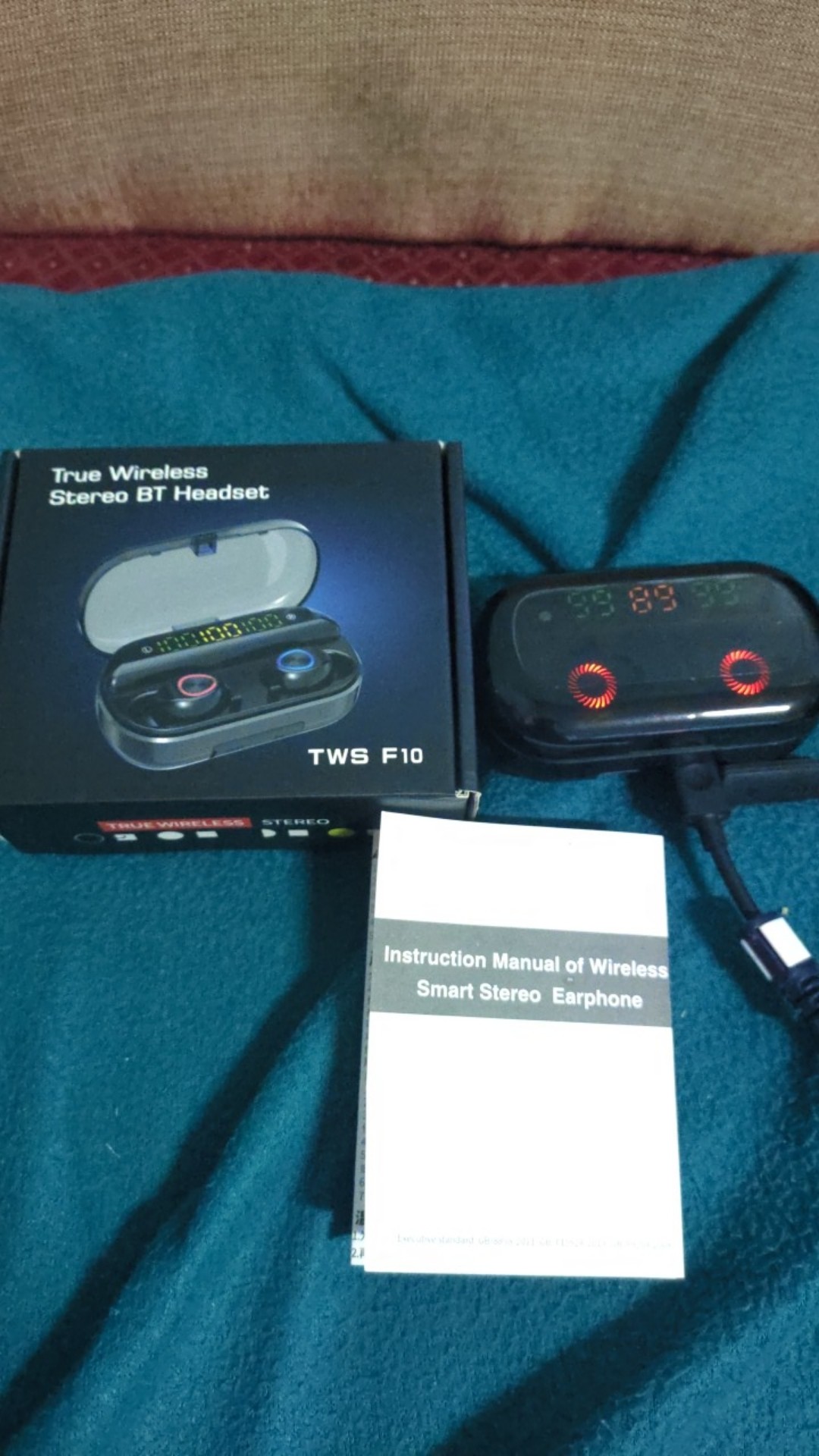 true wireless stereo bt headset f10