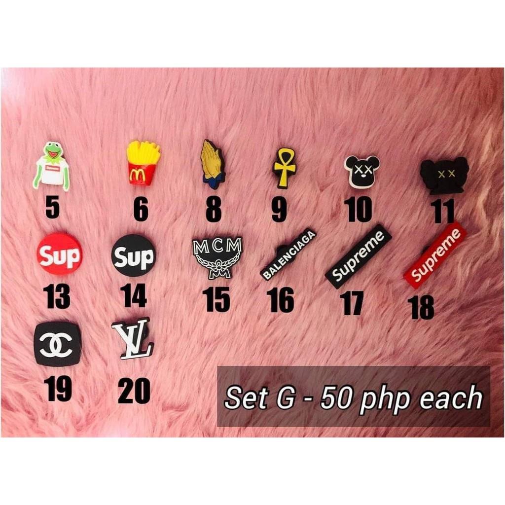 KAWS, TUPAC, SUPREME, LUXURY JIBBITZ SET G Shopee Philippines