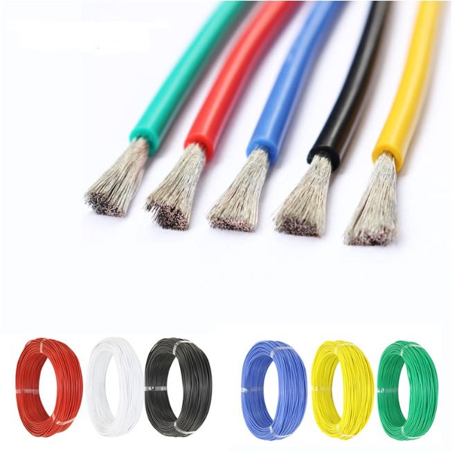 High Quality Soft Silicone Flexi Flexible Multicore Wire Cable Black ...