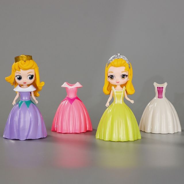 clip on dress princess dolls