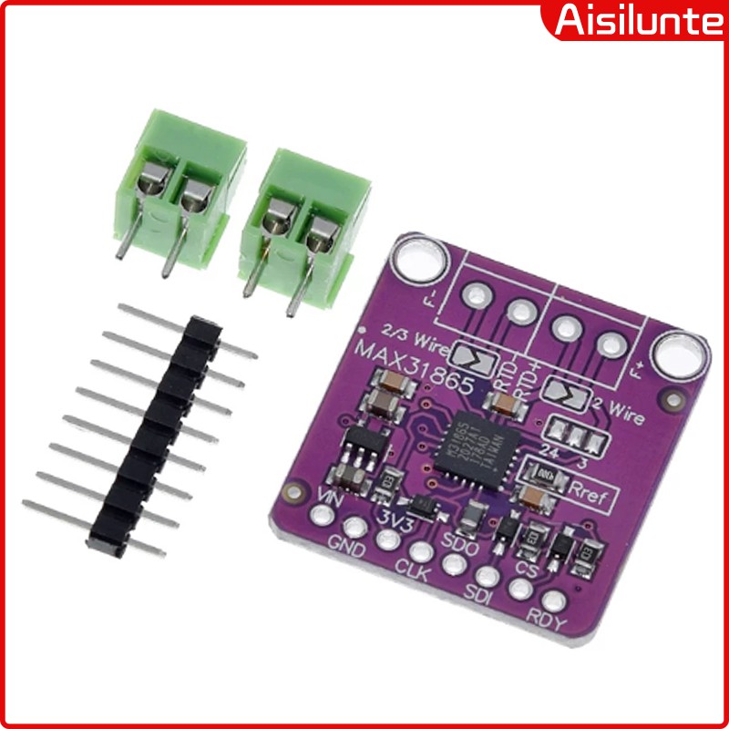 Instrumentation Max31865 Spi Pt100pt1000 Rtd To Digital Converter Board Temperature 