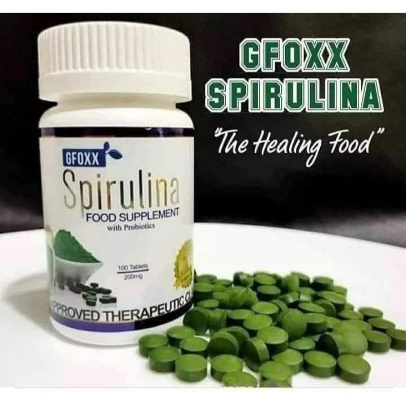 [KUYA C] THE GFOXX SPIRULINA FOOD SUPPLEMENT WITH PROBIOTICS Shopee