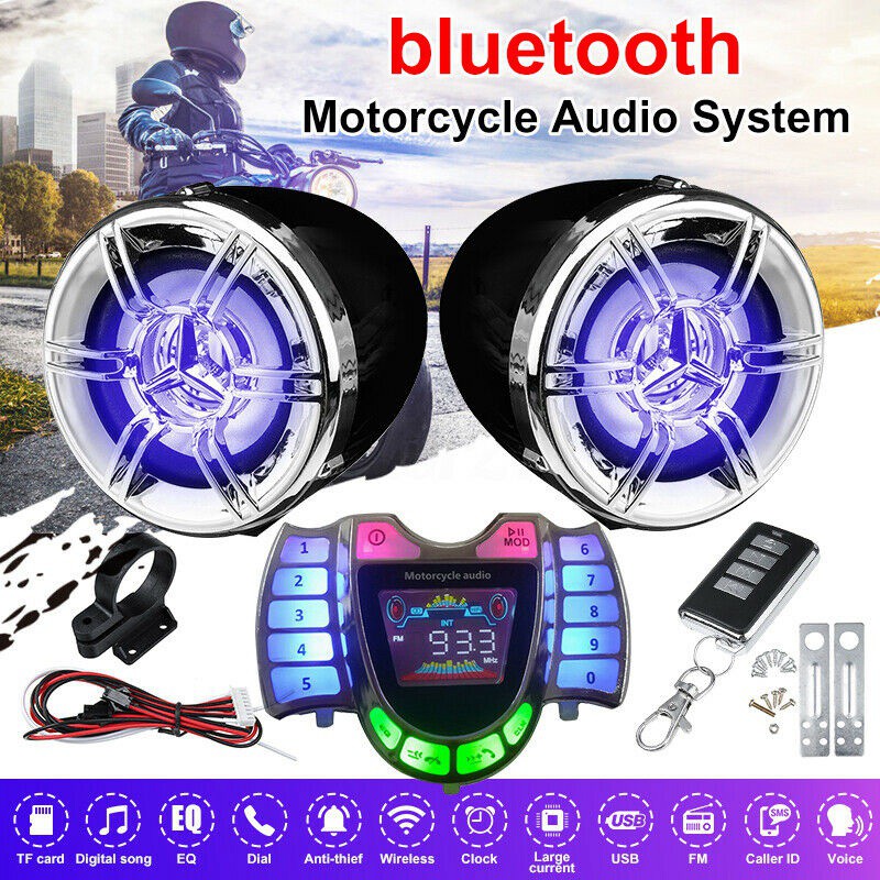 motorcycle stereo and speakers
