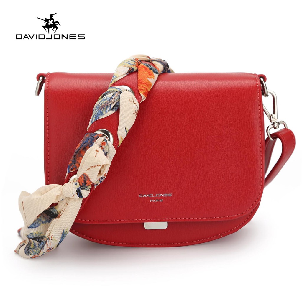 david jones red bag