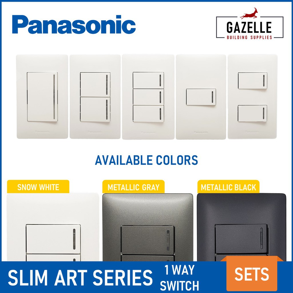 Panasonic Slim Art 1 Way Switches Shopee Philippines