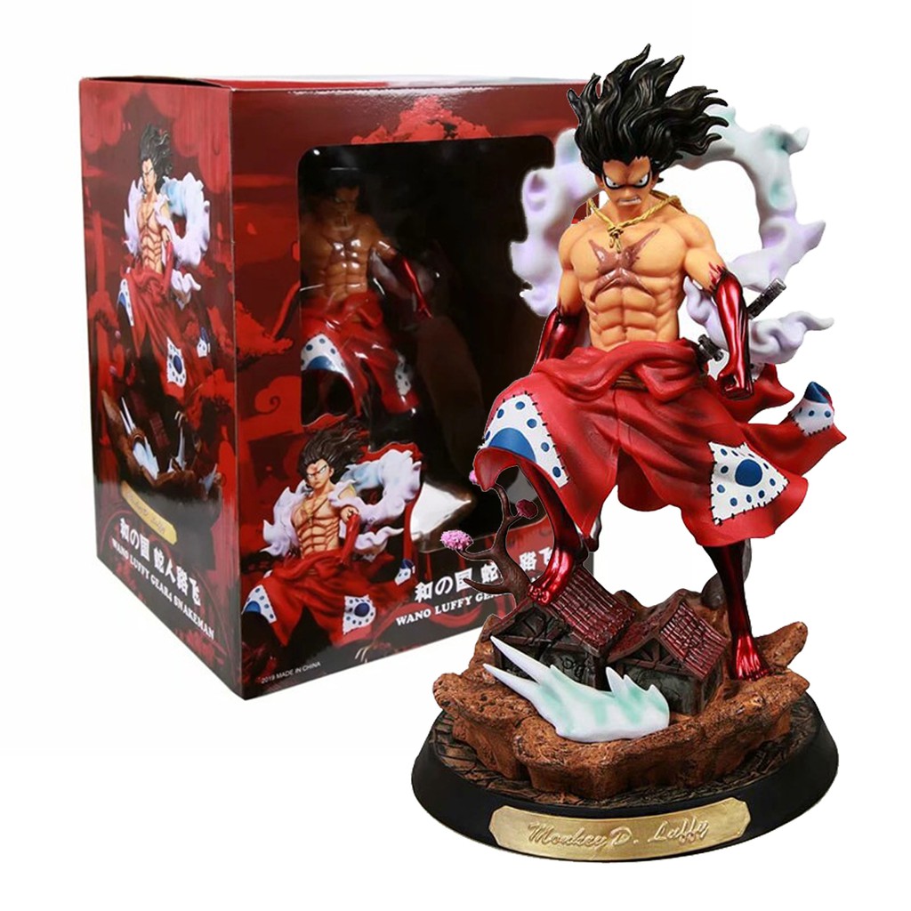 One Piece 14 5 Inch Monkey D Luffy Snake Man Gear Fourth Action Figure Shopee Philippines
