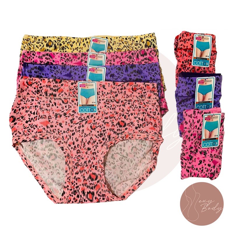 1PCS Women’s Plus Size tiger print Panties Underwear Shopee Philippines
