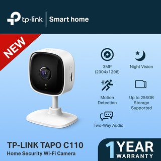 TP-Link Cctv Camera Tapo C110 Wireless CCTV Home Security Monitor Camera 3MP HD IP Camera