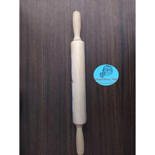 Wooden Rolling Pin Movable Stick 43 CM Long #3