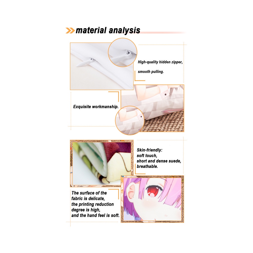 50x150cm Virtual YouTuber Dakimakura Vtuber Gawr Gura Anime Vup Long