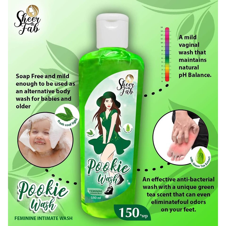 Legit Pookie Wash *Natural Feminine Wash AntiItch Whitening at