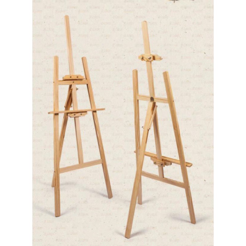 Wooden Easel Stand floorstanding painting poster stand Different Sizes Shopee Philippines