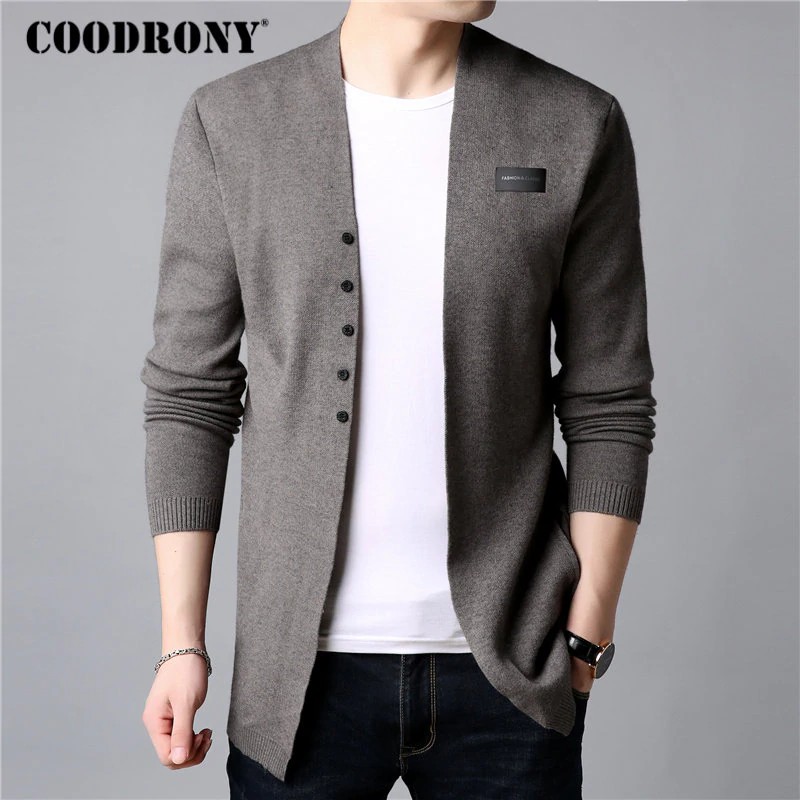 mens casual cardigan