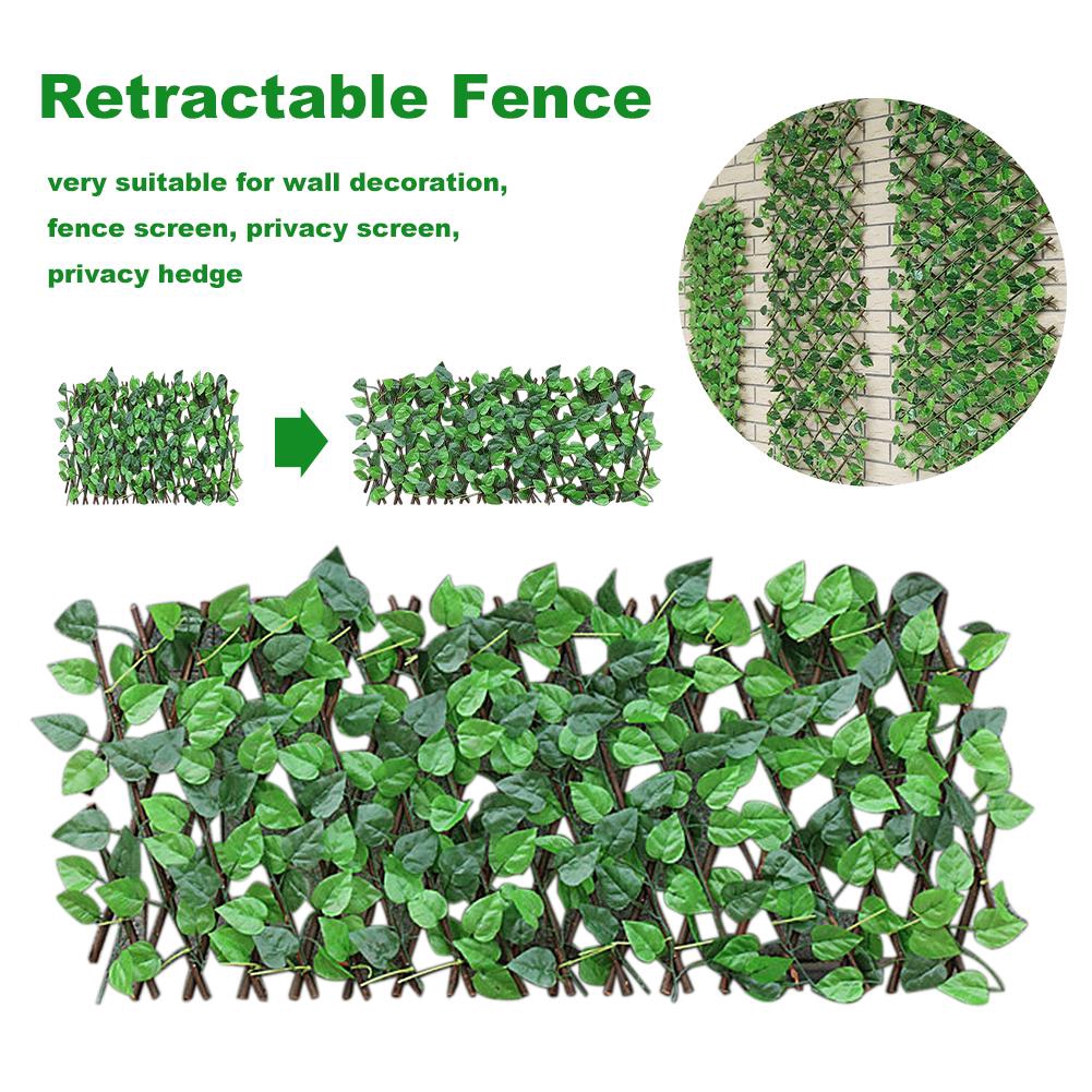 Hot Expanding Trellis Fence Retractable Fence Artificial Garden Plant Fence Uv Protected Privacy Screen For Outdoor Indoor Use Garden Fence Backyard Home Decor Greenery Walls Shopee Philippines