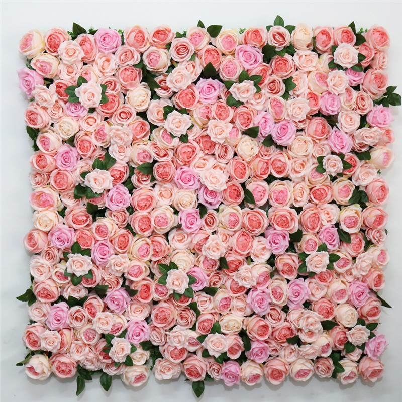 Artificial Flower Wall Panels 16 x 24" Flower Wall Mat Silk Rose