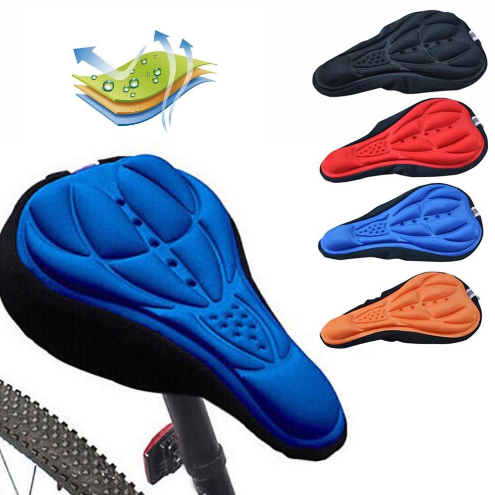 Bicycle Saddle Cycling Bike 3D Silicone Gel Pad Seat Saddle Cover Soft Cushion Mountain Bike Cycling 