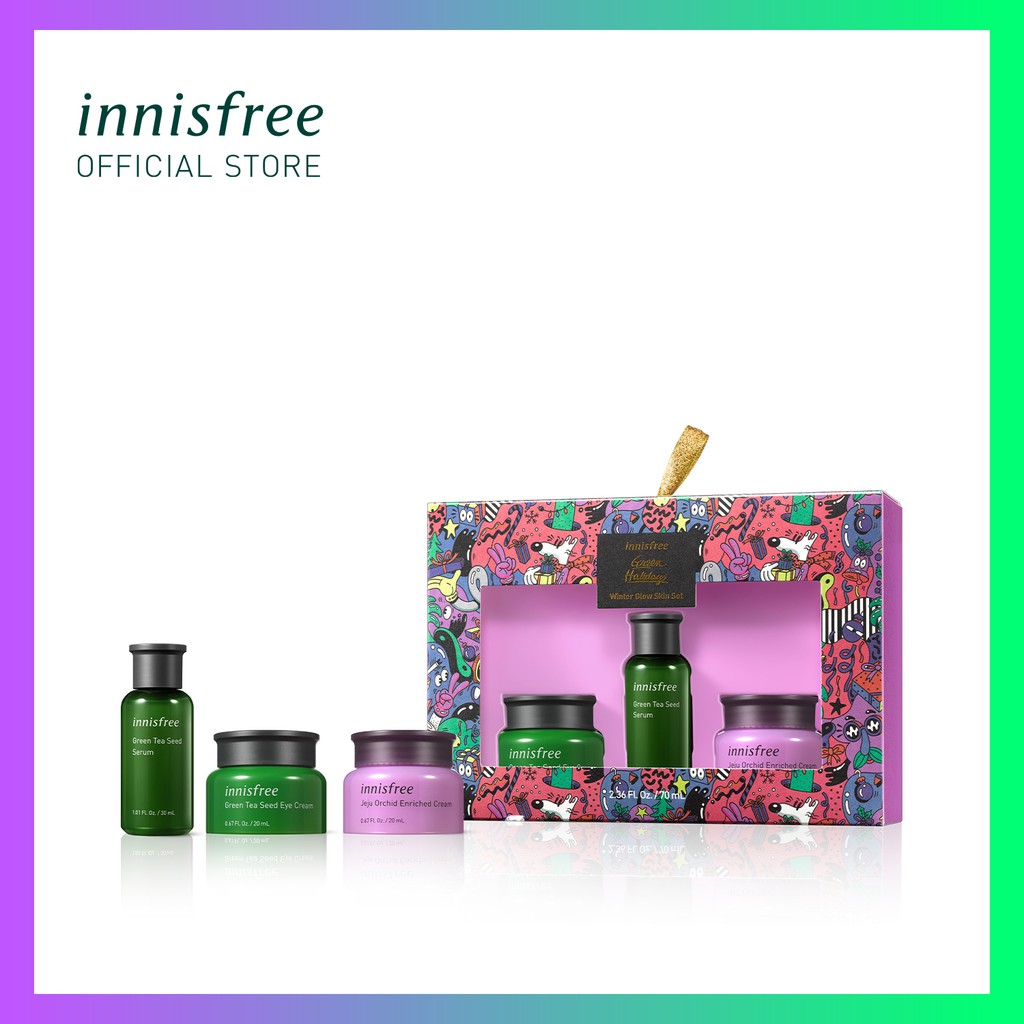 innisfree winter glow skin set