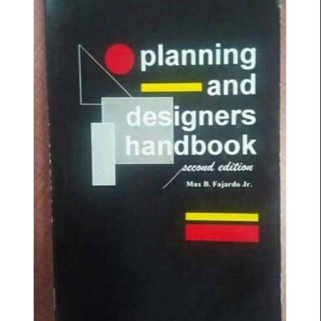 PLANNING AND DESIGNERS HANDBOOK(fajardo) Shopee Philippines