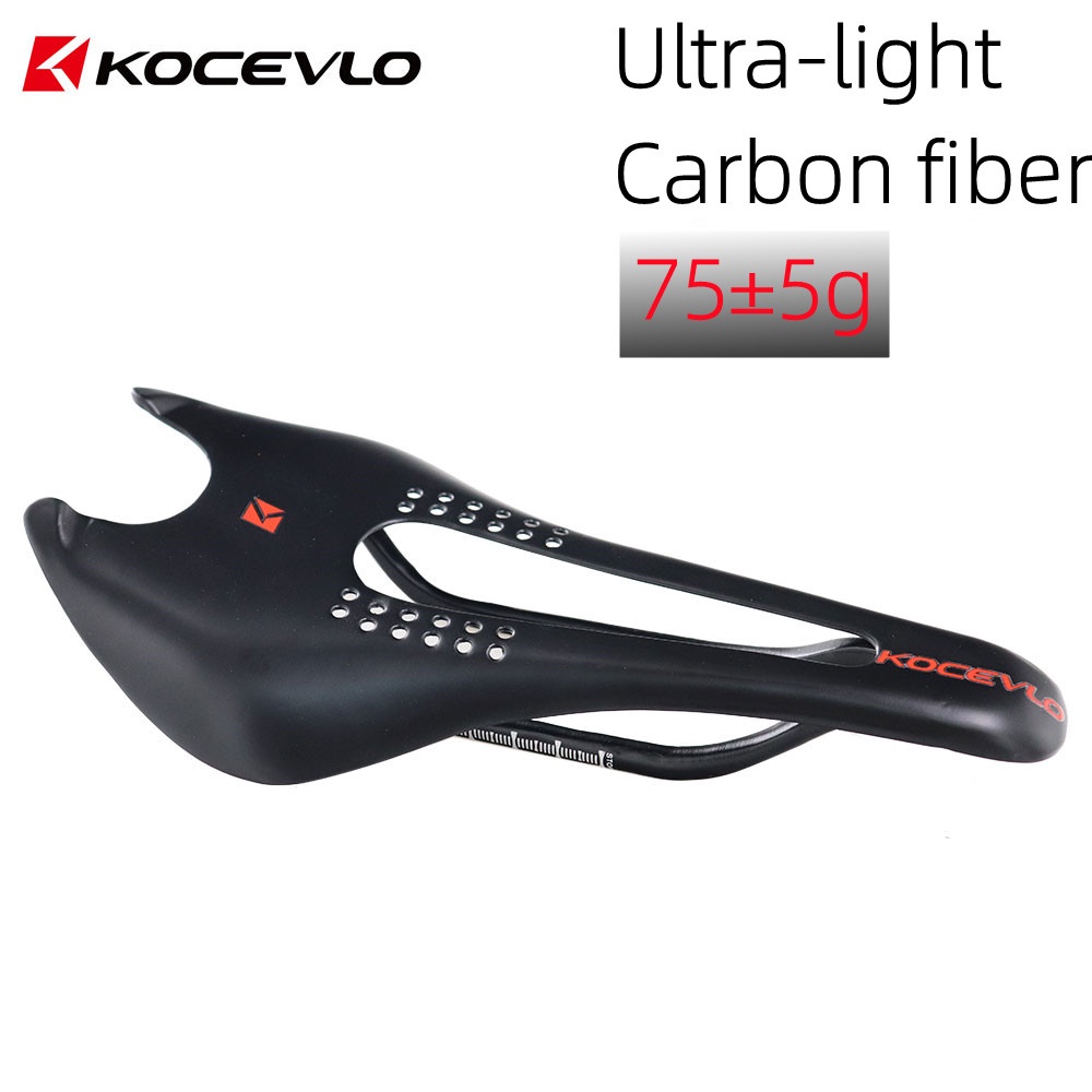 KOCEVLO 2022 75g Superlight Bicycle Saddle Full Carbon fiber Saddles Road MTB Cycling Seat