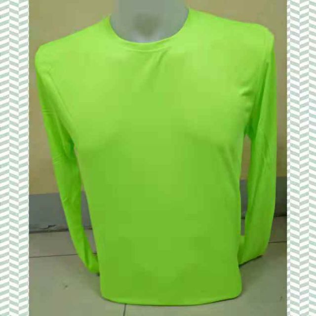 lime green dri fit long sleeve shirt
