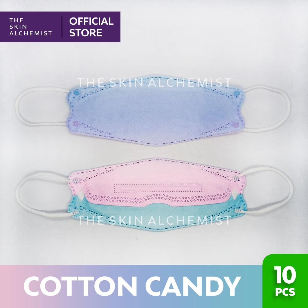 10 PCS KF94 Korean OMBRE Cotton Candy Disposable Face Masks EXCELLENT
