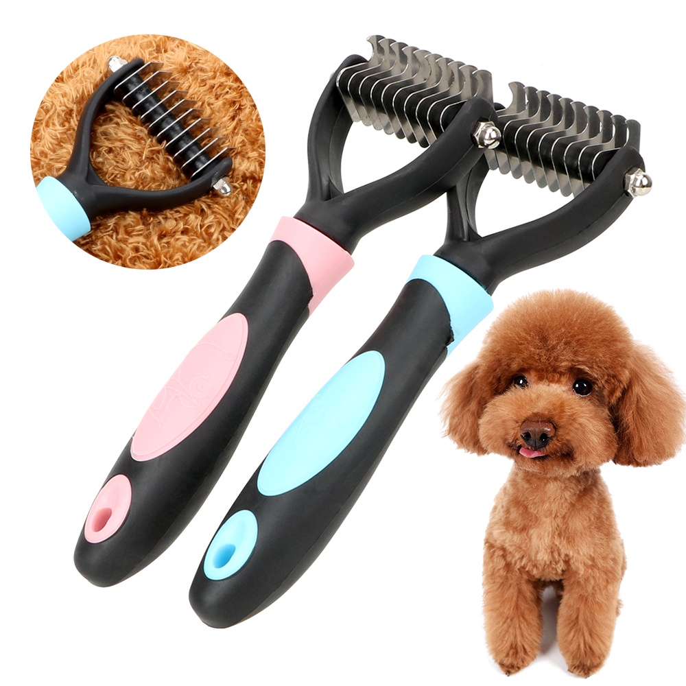 Pet Fur Knot Cutter Dog Cat Hair Removal Comb Furmins Pet Brush ...