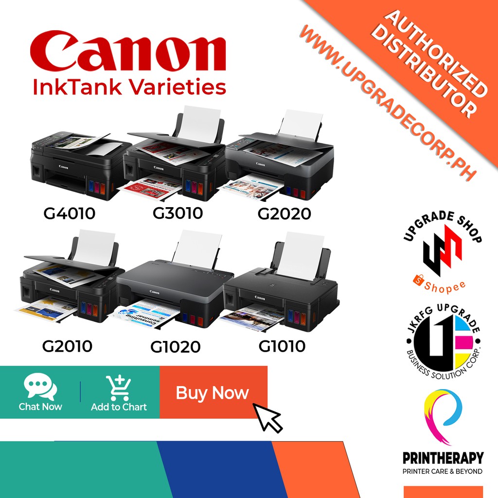 Canon Pixma G1010 G10 G10 G G3010 G4010 Canon Pixma Printer Inktank Varieties Shopee Philippines