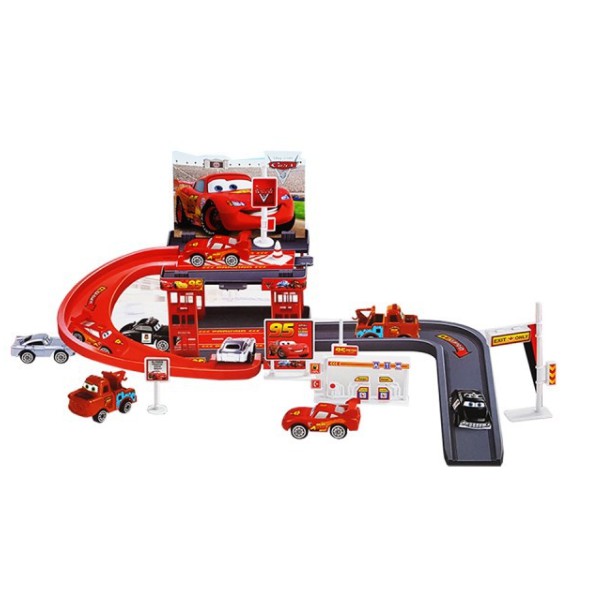 lightning mcqueen race track set