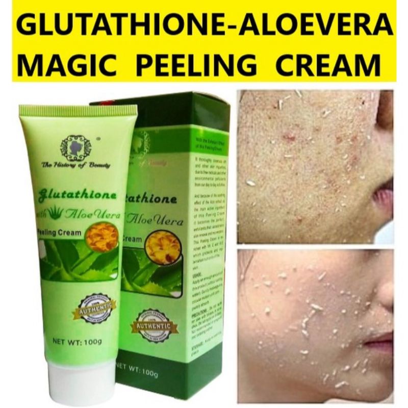 GLUTATHIONE with ALOE VERA Peeling Cream 100g Shopee Philippines