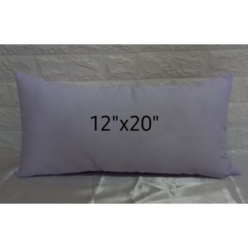 Lumbar throw Pillows 12x24 and12x20 inches