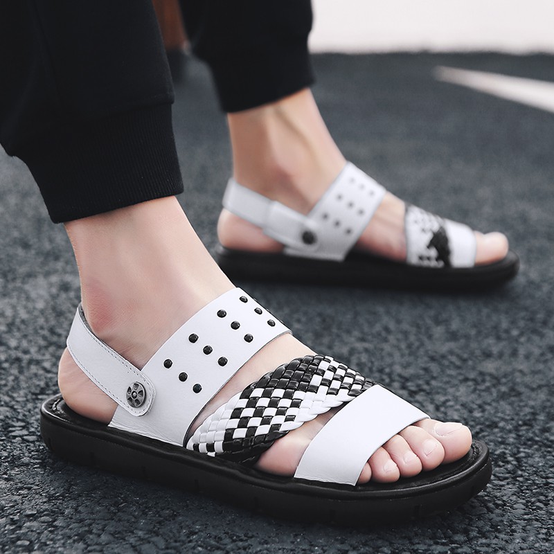 mens slip on beach shoes