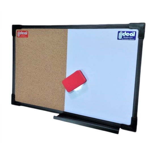 18 x 24 inches combination board ( Corkboard + whiteboard with