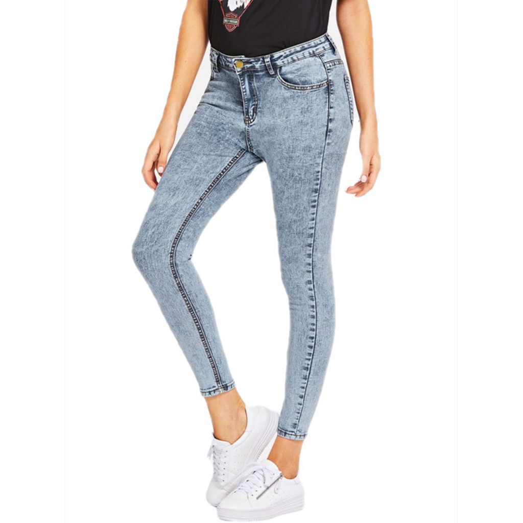 acid wash denim jeans womens