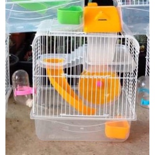 Shobi 2-tier hamster cage with slide rail #6