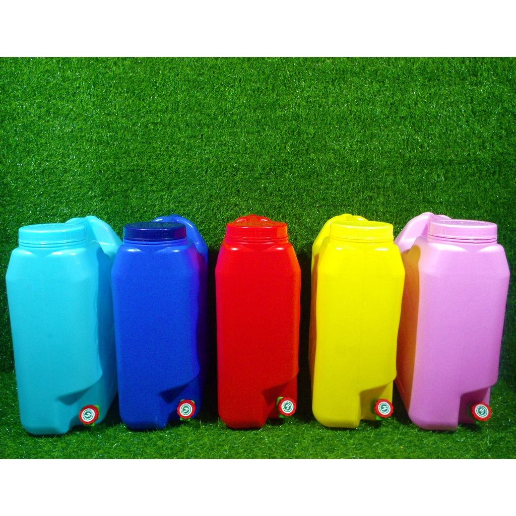 Gallon Clean Slim Water Container Colored (20 LITERS)(RANDOM) Shopee