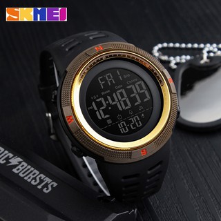 SKMEI  Official 1251 50m Waterproof Men's Digital Sports Watch Multi-function EL Light Alarm clock relo watches #9