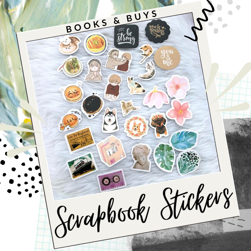 cute aesthetic mini stickers for scrapbookjournalnotebook shopee