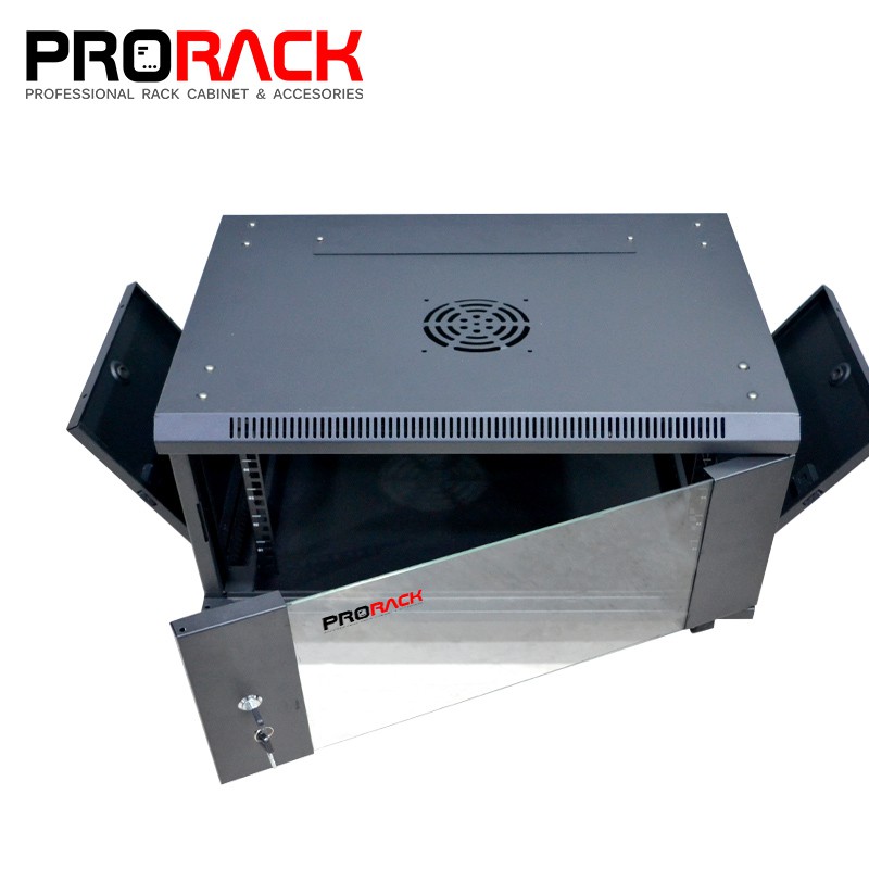Prorack 4u Cctv Rack Cabinet With Lock For Cctv Dvr For Self Assembly Wall Mountable Shopee Philippines