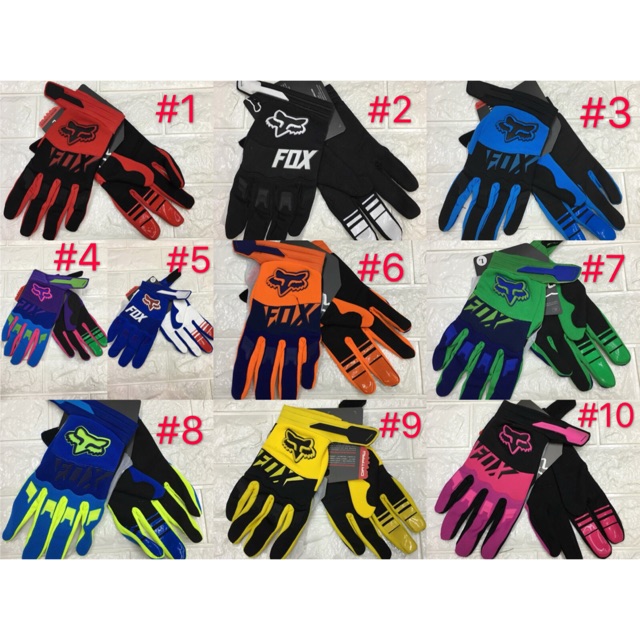 fox cycling gloves