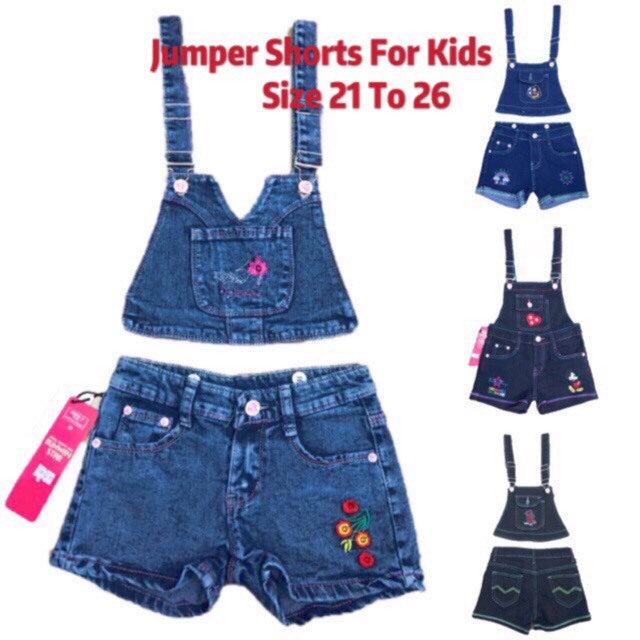 jean jumper shorts