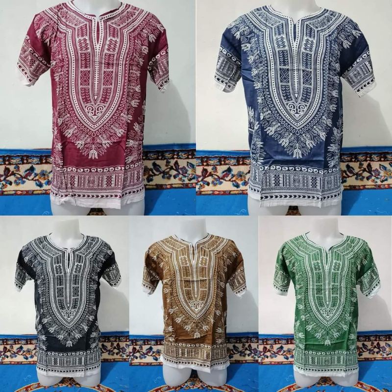 Dashiki/Bohemian/Batik/Polo Shirt | Shopee Philippines