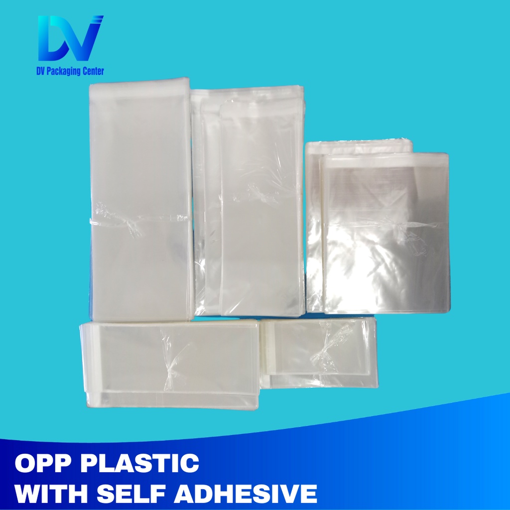 OPP PLASTIC WITH SELF ADHESIVE (1 PACK X 100PCS) | Shopee Philippines