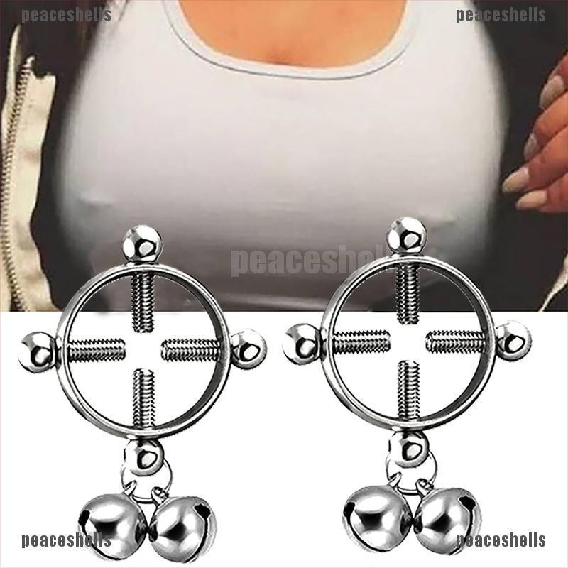 Beauty 1pc Round Fake Non Piercing Nipple Shield Ring Sexy Breast