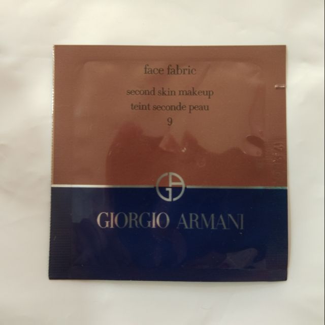 giorgio armani face fabric second skin makeup
