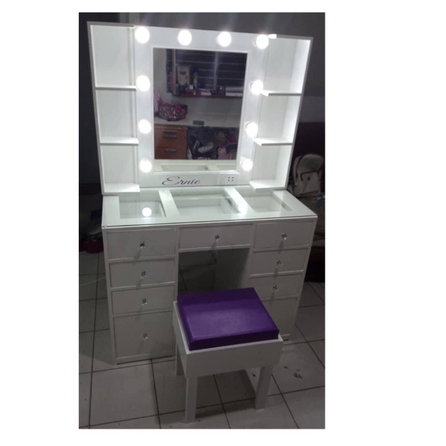 Big Dresser Set Vanity Mirror With Table Shopee Philippines